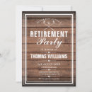 Search for rustic retirement party invitations Women