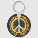 Search for world peace key rings Symbol