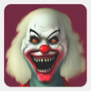 Search for creepy clown stickers Horror