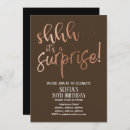 Search for surprise wedding invitations Glitter