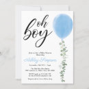 Search for oh baby boy shower invitations Baby blue white green