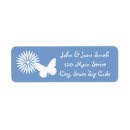 Search for butterfly design return address labels Monarch