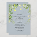 Search for dusty blue and yellow wedding invitations For her