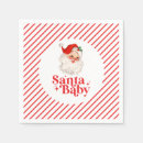 Search for retro christmas napkins Santa