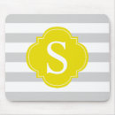 Search for gray yellow mousepads Girly