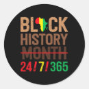 Search for african america stickers Black