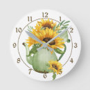 Search for sunflower kitchen clocks Wildflower