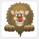 Search for cartoon lion stickers Animal