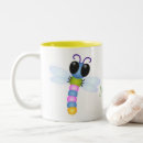 Search for cute dragonfly mugs Illustration