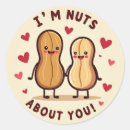 Search for nuts about you stickers Valentine