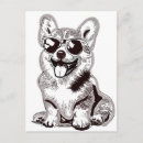 Search for funny corgis postcards Puppy