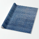 Search for denim fabric wrapping paper Blue