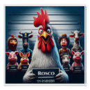 Search for funny chicken cartoon posters Rooster