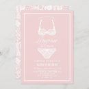 Search for pink lingerie shower invitations Feminine