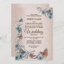 Search for teal and copper wedding invitations Floral