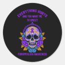 Search for fibromyalgia support stickers Purple