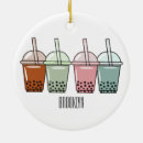 Search for boba tea christmas tree decorations Pearl milk tea