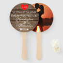 Search for rustic wedding hand fans Engagement