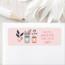 Search for plants return address labels Pastel