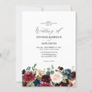 Search for burgundy and blush wedding invitations Floral