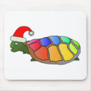Search for turtle christmas mousepads Santa