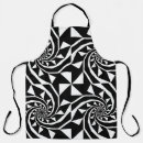 Search for black designs aprons Abstract