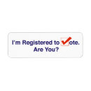 Search for campaign return address labels Election