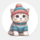 Search for cat in winter stickers Feline