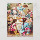 Search for christmas dinner postcards Vintage