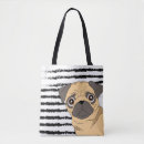 Search for black and white tote bags Dog