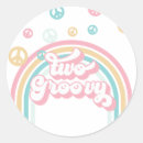 Search for groovy peace sign stickers Retro