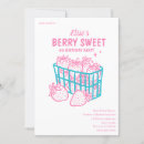 Search for pink strawberry invitations Strawberries