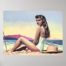 Search for vintage swimsuit posters Beach