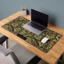 Search for gold damask mousepads Black