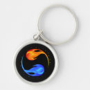 Search for love symbol key rings Yin yang