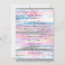Search for iridescent wedding invitations Glitter
