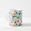 Search for elegant floral mugs Yellow