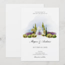Search for watercolor venue wedding invitations Garden