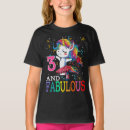 Search for 3rd birthday girls tshirts Unicorn