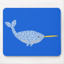 Search for narwhals mousepads Blue