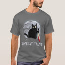 Search for black cat halloween tshirts Trick