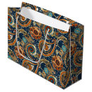 Search for blue and orange gift bags Abstract