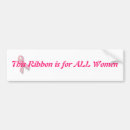 Search for breast cancer pink ribbon bumper stickers Women