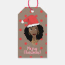 Search for black santa gift tags Merry christmas