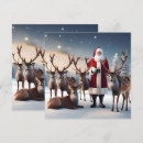 Search for father christmas invitations Reindeer