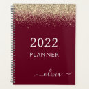 Search for glitter planners Burgundy