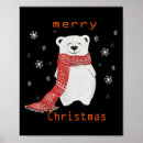 Search for polar bear posters Xmas