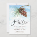 Search for pine tree save the dates Elegant