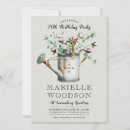 Search for rustic birthday invitations Greenery