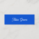 Search for cobalt blue business cards Trendy